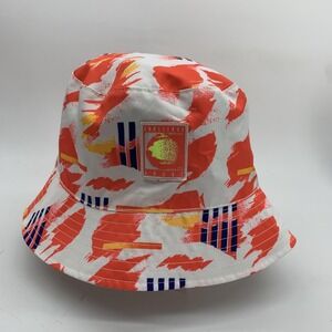 Nike Challenge Court Bucket Hat Reversible Mens One Size White Orange Tennis